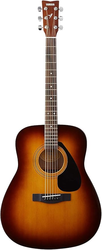 chollo Yamaha F310 Guitarra Acústica - Guitarra Folk 4/4 de madera, 63.4 cm, 25 pulgadas, 6 cuerdas metálicas, color Marrón (Tobacco Brown Sunburst)