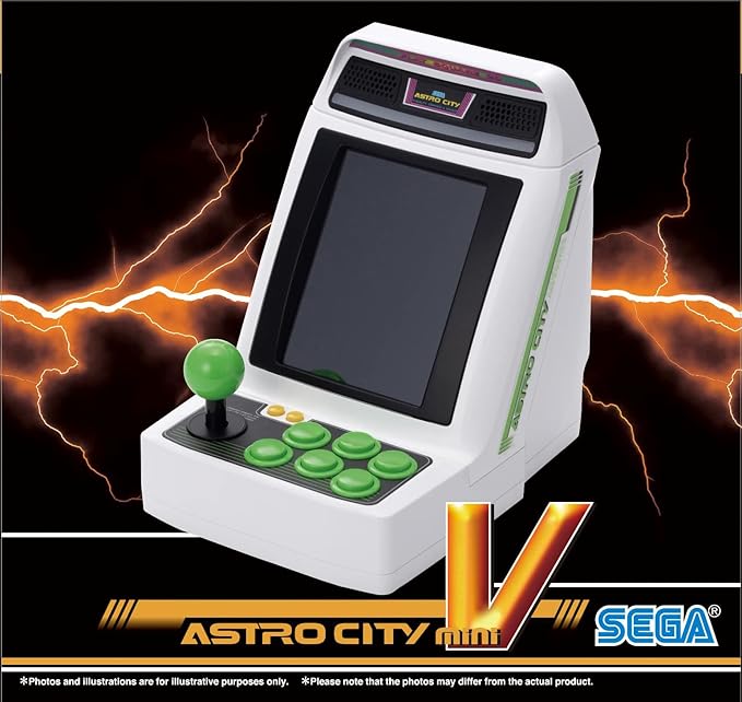 chollo SEGA Astro City Mini V (incluye 22 juegos)