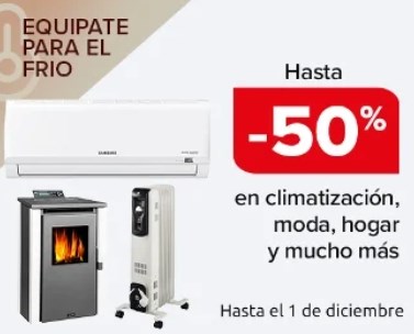 chollo -50% en Climatización