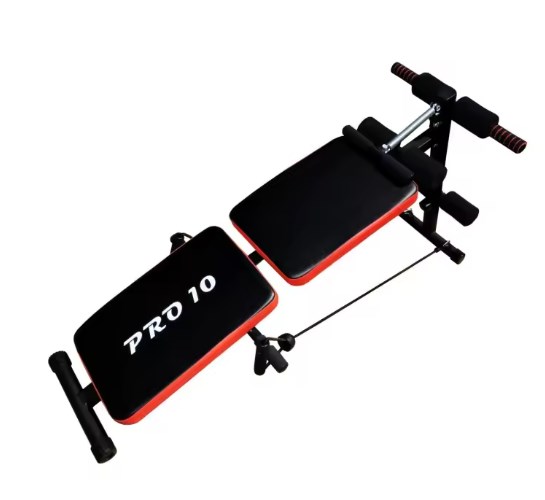 chollo Banco de Musculación Plegable y Ajustable Fit-Force PRO10 - Resistencia de Acero, Práctico y Fácil de Manejar - Capacidad de 95Kg