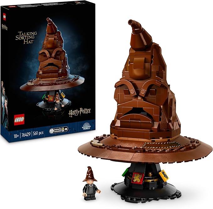 chollo Lego Harry Potter Sombrero Seleccionador Parlante con 31 Sonidos Aleatorios