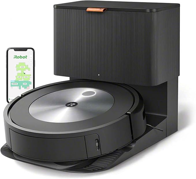 chollo iRobot Robot Aspirador con conexión Wi-Fi Roomba j7+ con Vaciado automático de la Suciedad - Dos cepillos de Goma multisuperficie - Ideal para Mascotas - Aprende, mapea y se Adapta a tu hogar