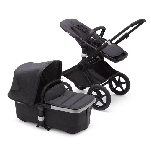 chollo Carro de bebé dúo Bugaboo Fox 2 Mineral Refined negro/negro lavado