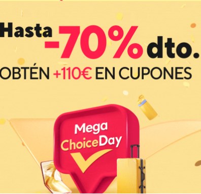 chollo ChoiceDay: Obtén 110€ en cupones