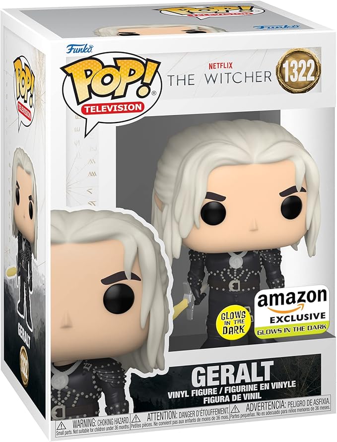 chollo Funko Pop! TV: Witcher - Geralt With Sword - Brilla en la Oscuridad (Exclusivo Amazon)