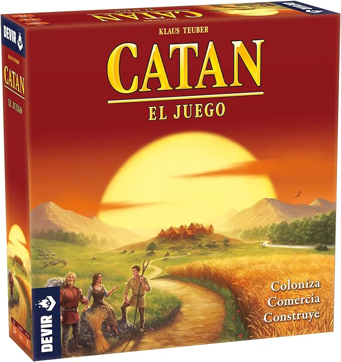 chollo Devir - Catan, Juego de Mesa, 3-4 jugadores, Juego de Mesa Familiar