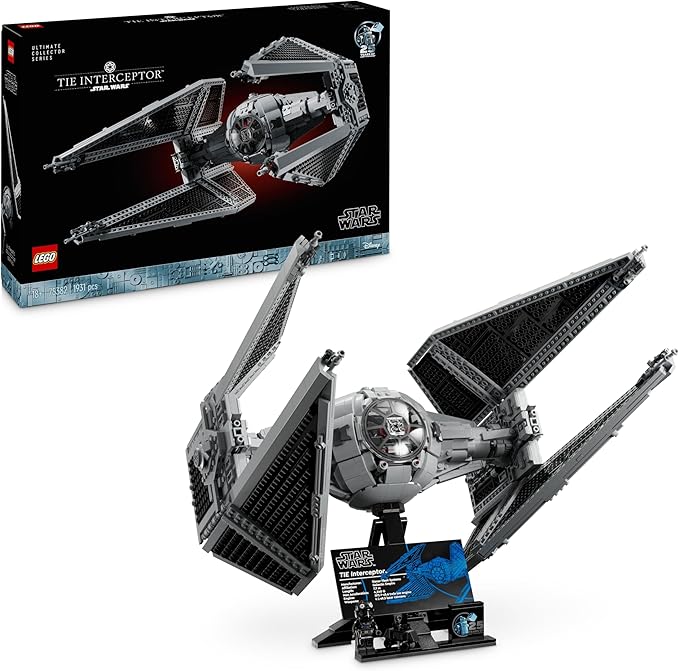 chollo LEGO Star Wars Interceptor Tie Maqueta Ultimate Collector Series (Exclusivo Amazon)