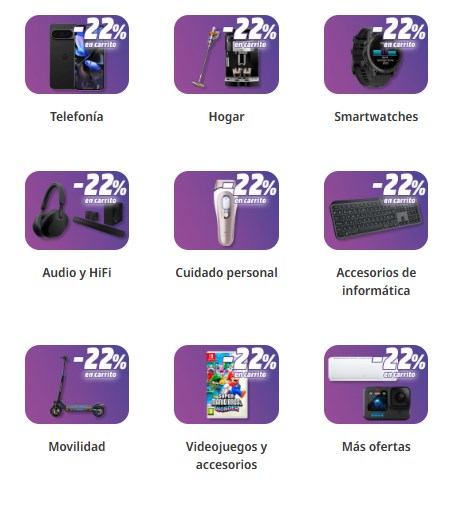 chollo -22% en MediaMarkt desde la APP