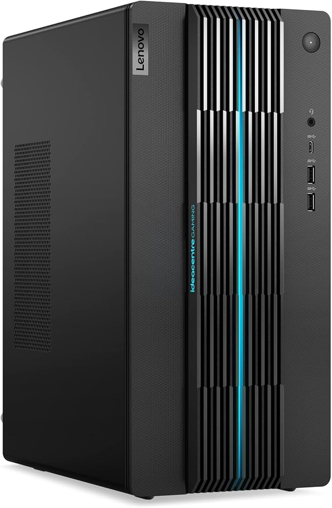 chollo Lenovo IdeaCentre Gaming 5 Gen 7 - Ordenador de Sobremesa (Intel Core i5-12400F, 16GB RAM, 512GB SSD + 1TB HDD, NVIDIA GeForce RTX 3060 Ti-8GB, Sin Sistema Operativo) - Negro