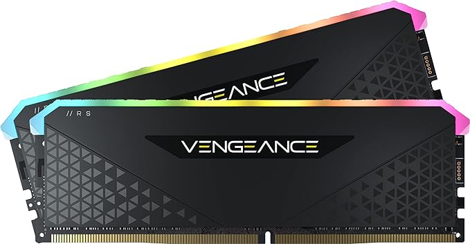 chollo Corsair Vengeance RGB RS 32GB (2x16GB) DDR4 3200MHz C16 Memoria de Sobremesa (Iluminación Dinámica RGB, Tiempos de Respuesta Reducidos, Compatible con Intel & AMD 300/400/500 Series) Negro