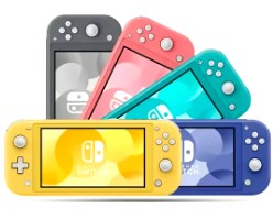 chollo Nintendo Switch Lite consola de juegos portátil, 32G, almacenamiento interno, pantalla táctil LCD de 5,5 pulgadas (Varios Colores y Envío desde España)