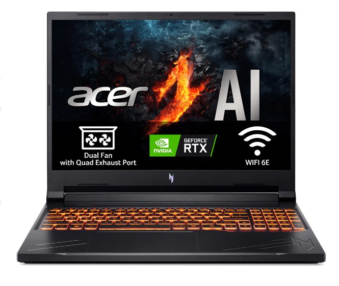 chollo Portátil Gaming Acer Nitro V 16, Ryzen 5, 16GB, 512GB SSD, Nvidia RTX 4050, 16'', FreeDOS