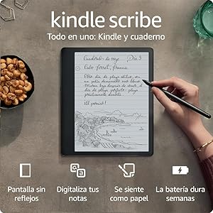 chollo Kindle Scribe (2022), el primer Kindle que a la vez es un cuaderno digital, todo en uno, con 16 GB de almacenamiento y una pantalla Paperwhite de 10,2