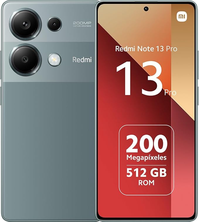 chollo Xiaomi Redmi Note 13 Pro 4G - Smartphone de 12+512 GB, Pantalla de 6,67