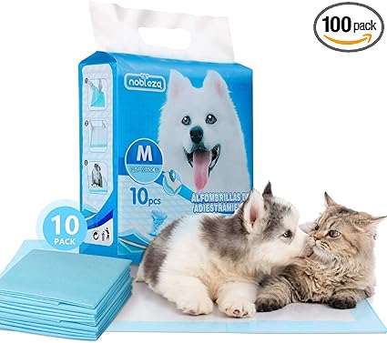 chollo Nobleza - 100 x Empapadores Perros Alfombrilla higiénica de Entrenamiento para Perros. Ultraabsorbente 60cm*60cm.