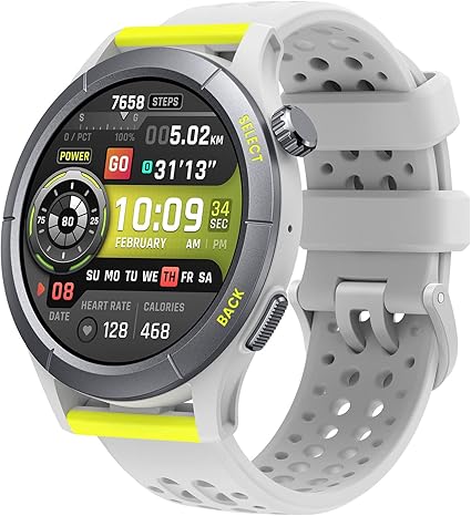 chollo Amazfit Cheetah 47mm Reloj inteligente para correr con GPS de doble banda, navegación por rutas y mapas sin conexión, monitor de frecuencia cardiaca, Alexa integrado