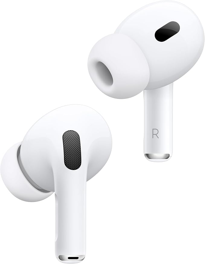 chollo Apple AirPods Pro 2 Auriculares inalámbricos, Auriculares Bluetooth, cancelación Activa de Ruido, Audífono, Modo Sonido Ambiente, Audio Espacial Personalizado, Sonido de Alta fidelidad, Carga USB C