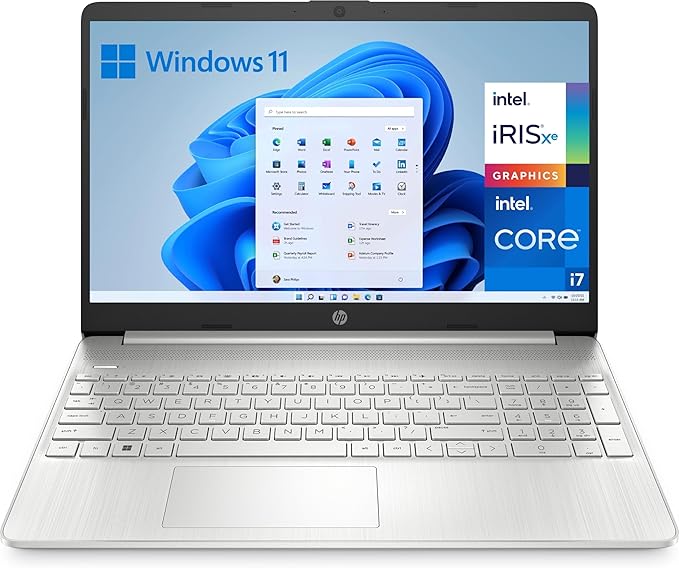 chollo HP 15s-fq5054ns - Ordenador portátil de 15.6'' Full HD (Intel Core i7-1255U, 16GB RAM, 512GB SSD, Intel Iris Xe Graphics, Windows 11 Home) Plata - Teclado QWERTY Español