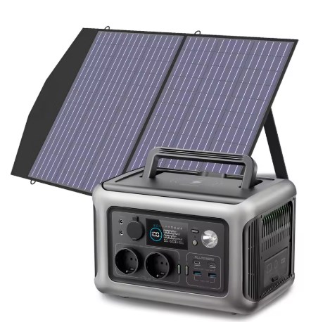 chollo ALLPOWERS-estación de energía portátil R600 con panel solar (opcional), batería LiFePO4 de 299Wh y 600W para respaldo de casa, exteriores, Camping, autocaravana