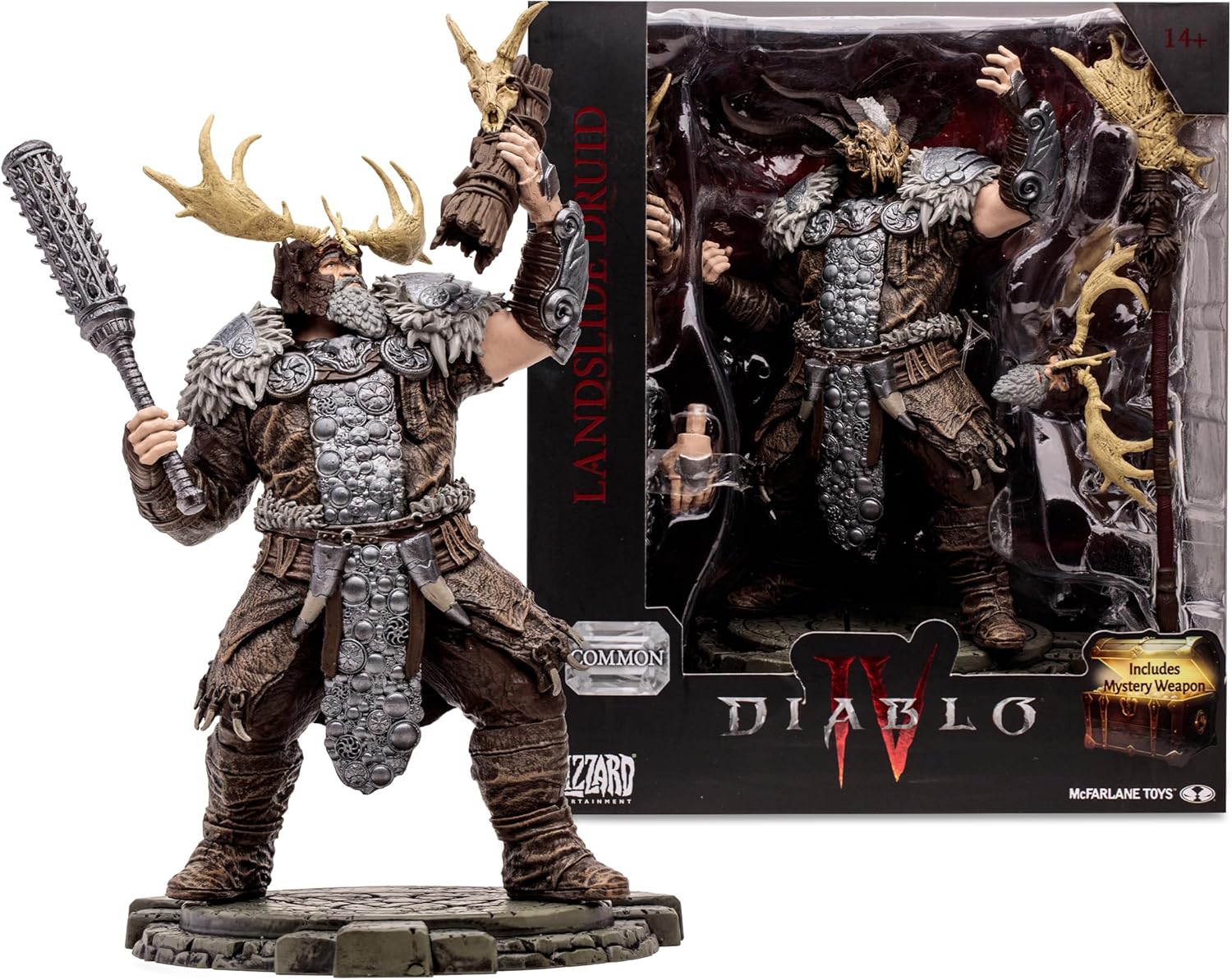 chollo McFarlane Toys - Diablo IV Landslide Druid (Común) Figura Posada a Escala 1:12