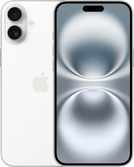 chollo Apple iPhone 16 Plus de 128 GB: Smartphone 5G con Control de Cámara, Chip A18 y un subidón en autonomía. Compatible con los AirPods; Blanco