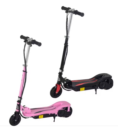 chollo HOMCOM Patinete Eléctrico Plegable para Niños de 7-14 Años Ajustable de 82-93 cm