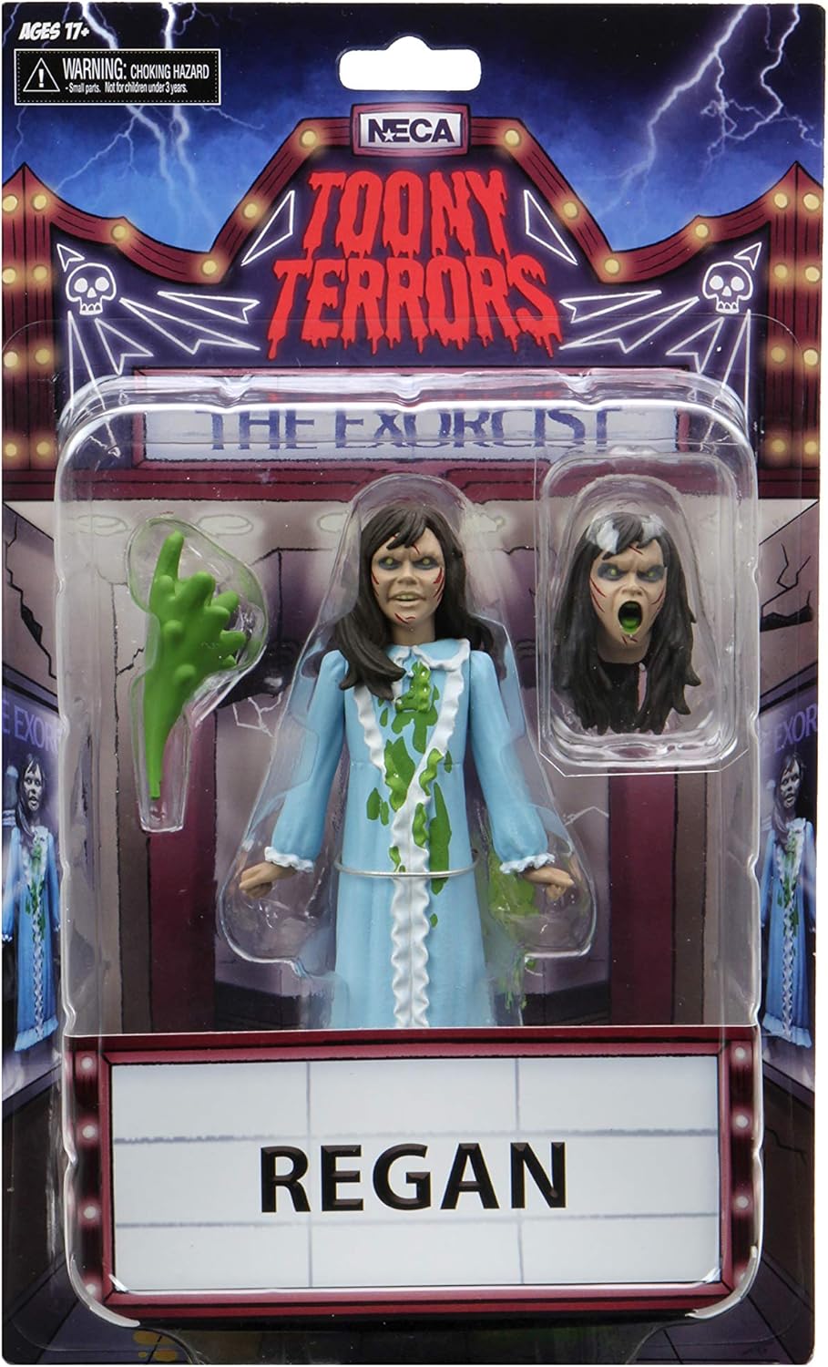 chollo NECA Toony Terrors Figura Articulada Regan Niña Exorcista 15Cm