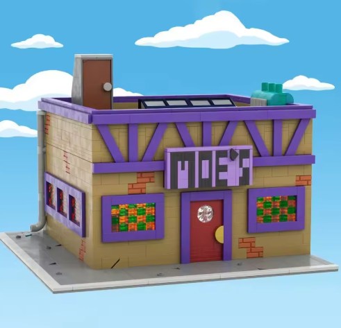 chollo Kit de construcción de taberna de Moe - Los Simpsons