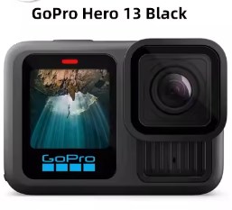 chollo GoPro Hero 13 Black, videocámara negra impermeable y antivibración para ciclismo, 5,3 K, vídeo en vivo